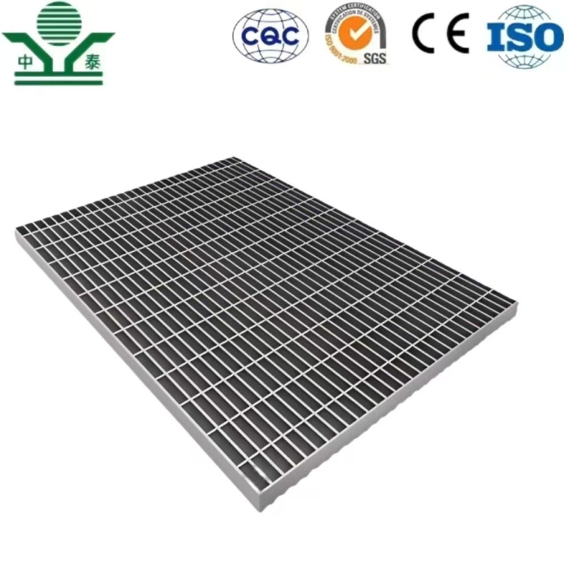 Zhongtai Galvanized 30mm Bearing Bar Pitch High Strength Drain Steel Grating