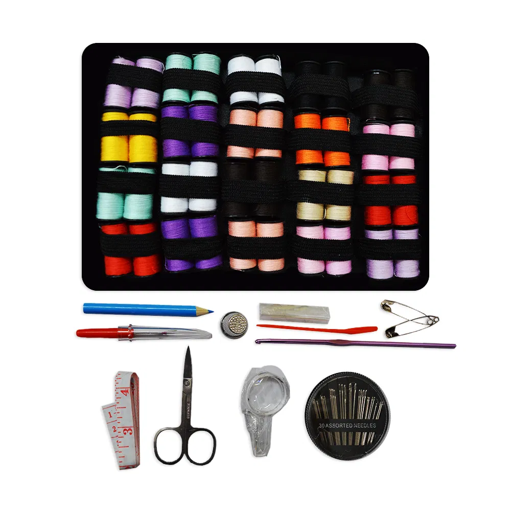 Compact 86-Piece Sewing Tools Set for on-The-Go Creatives
