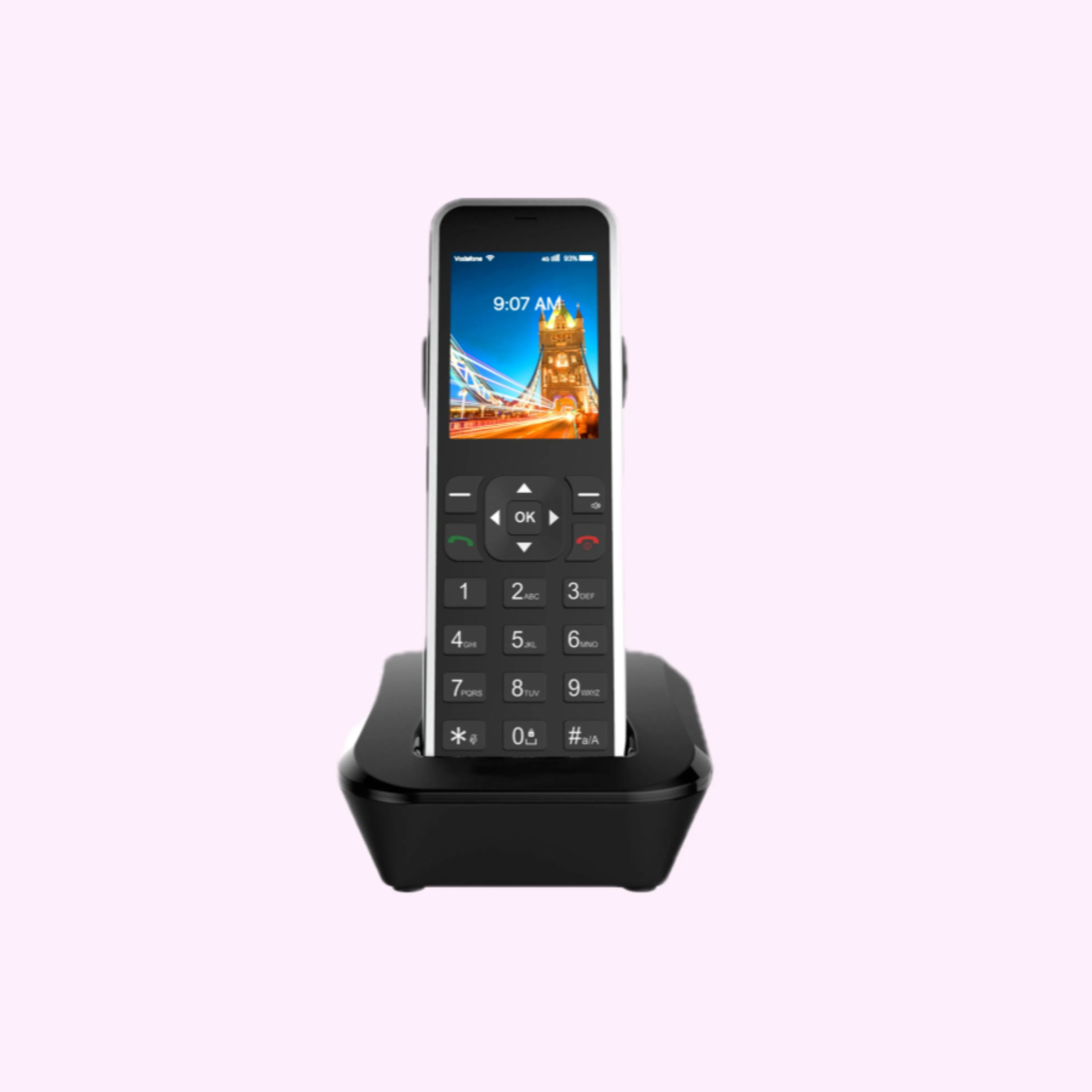 Wireless 4G GSM Senior Phone with SIM Card Included