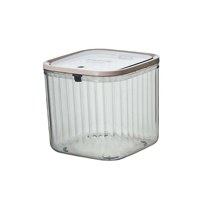 Desktop Trash Can Plastic Transparent Trash Can Household Kitchen with Lidins