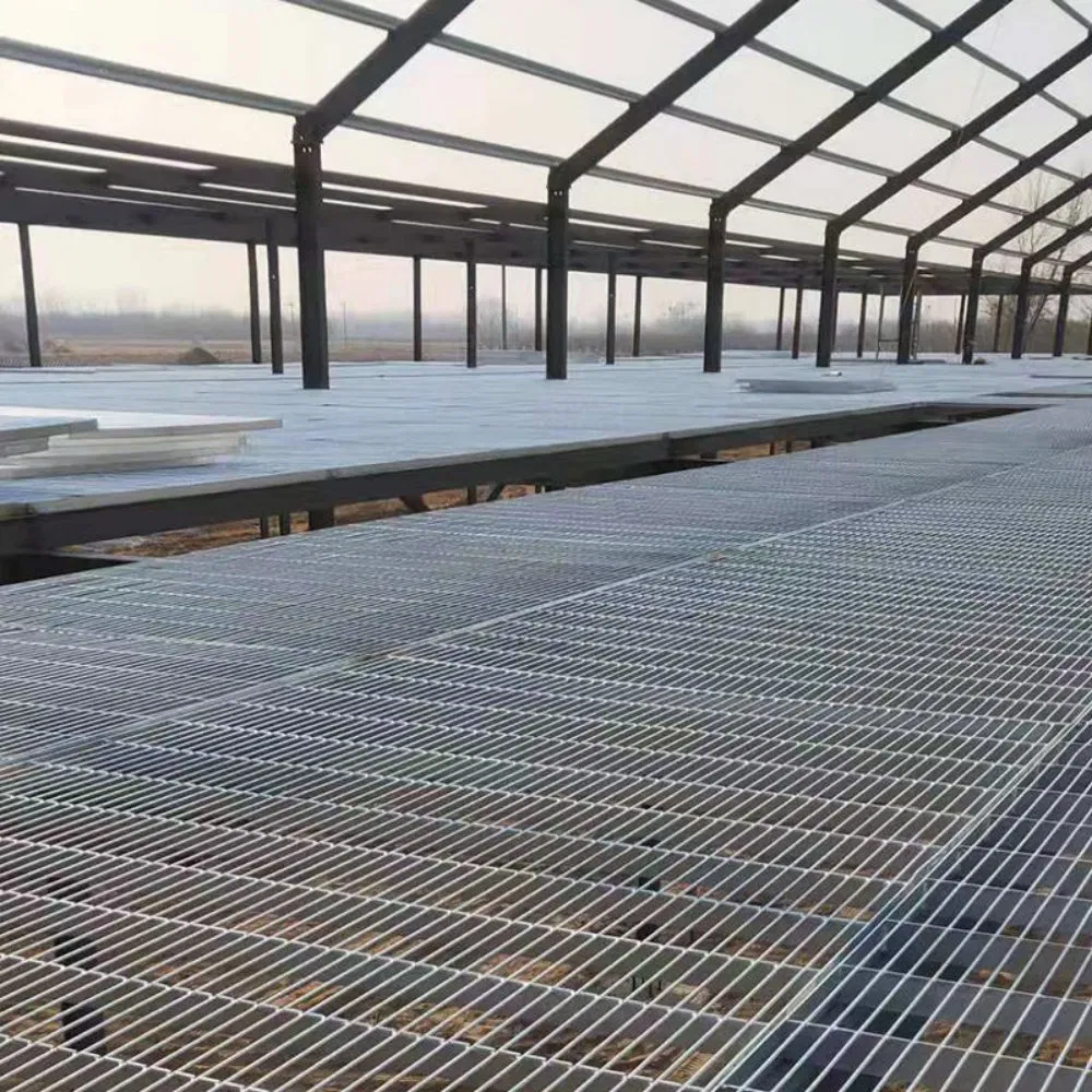 Durable Outdoor Galvanized Steel Bar Grating Catwalk Platform Korea Standard Warehouse Drain Grates