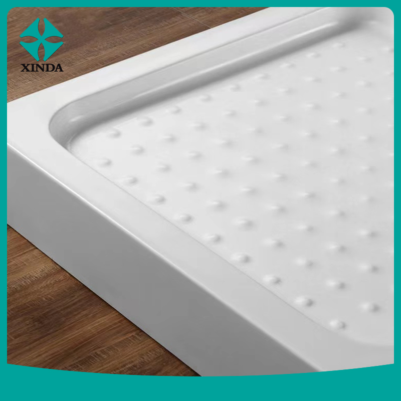 Direct Manufacturer High Quality Shower Base Hot Sale Normal Design Foshan Factory Price Square Shape Acrylic Shower Tray