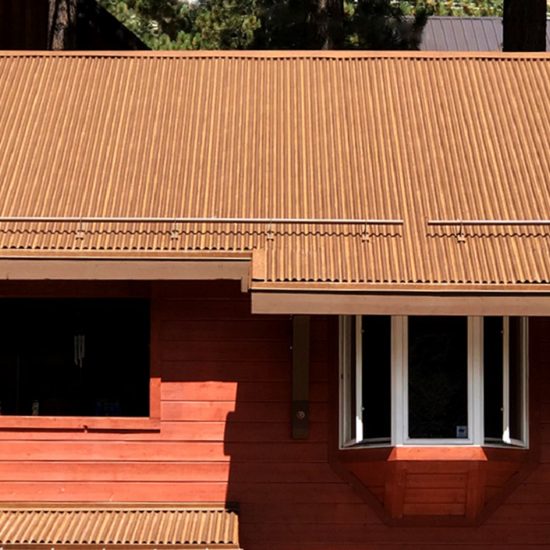 Corten Corrugated Metal Roof Weathering Steel Siding Panels