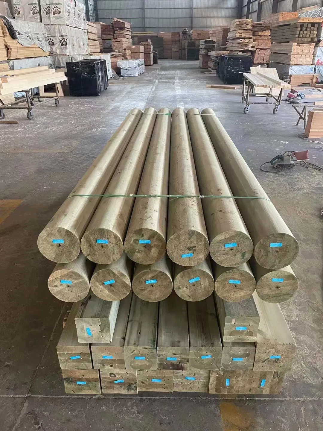 Solid Wood Long Size Column
