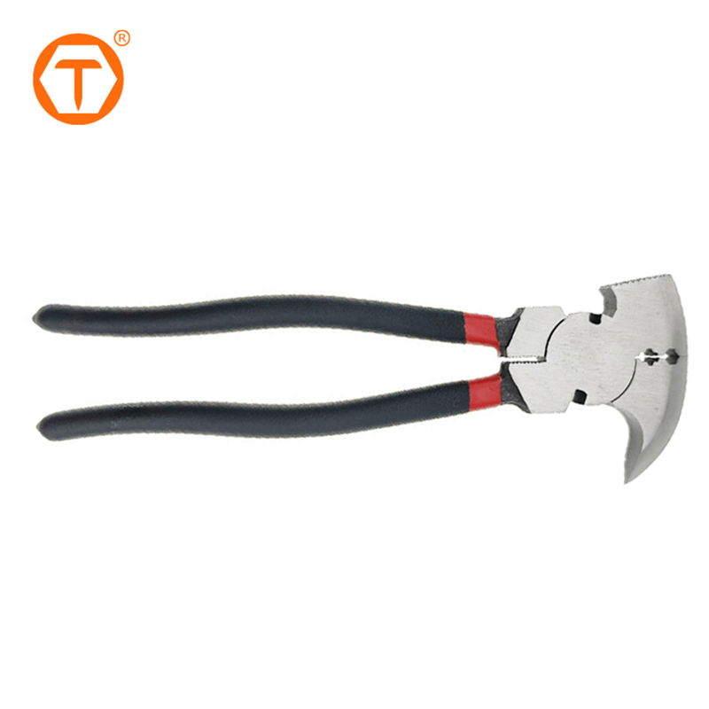 Heavy Duty 10 Inch Hammer Head Barbed Wire Fencing Tools Multi Staple Remover Puller Fence Cutter Pliers