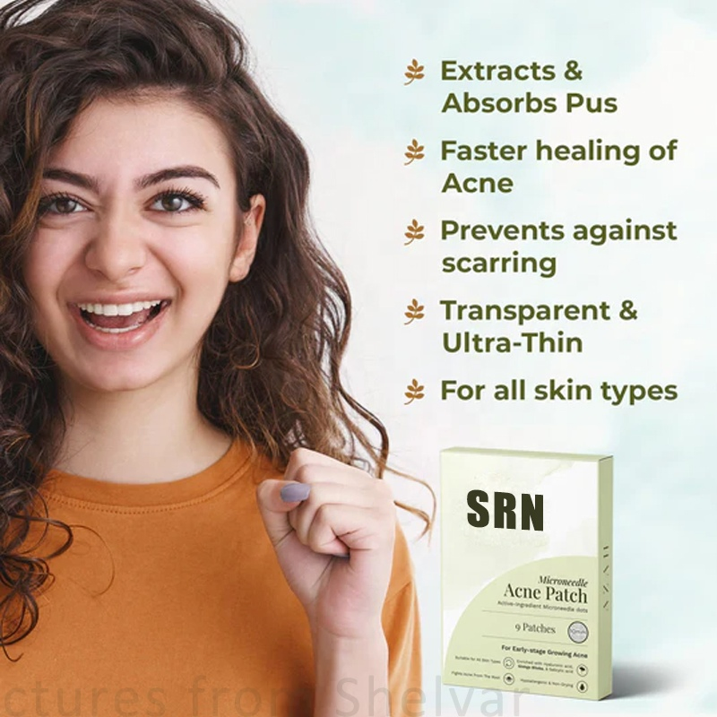 Private Label Salicylic Acid Waterproof Micro Needle Pimple Patches Hydrocolloid Microneedling Acnes Sticker Anti Spot