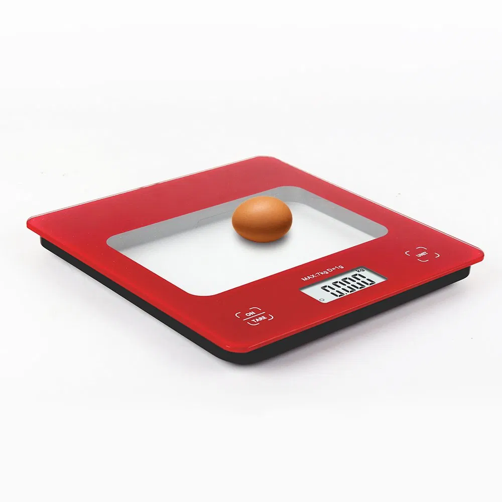Hot Selling 7kg Bread Making Household Red Electronic Weighing Scale