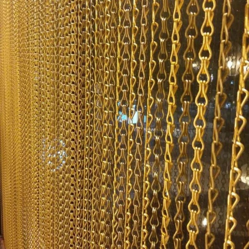 Aluminum Double Hook Chain Link Curtain for Sale