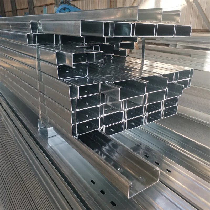 Standard Sizes of Steel Lip Channel C Section Galvanized Roof Purlins Price for Solar System