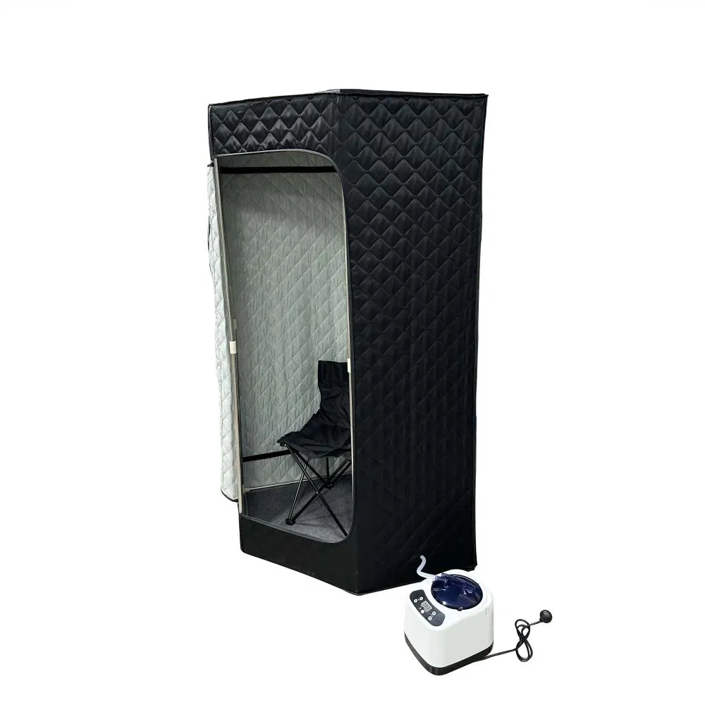 Folding Chair and 3L Steam Engine Included Sauna Room Outdoor Portable Sauna Tent