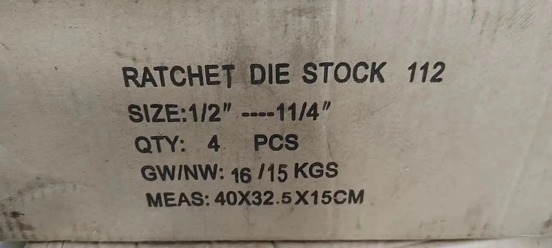 Ручной резьбонарезной набор Ratchet Die Stock No. 112