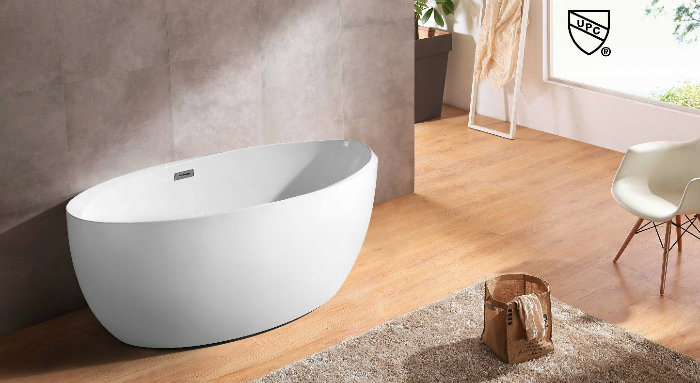 Переносная акриловая ванна с сертификацией UPC