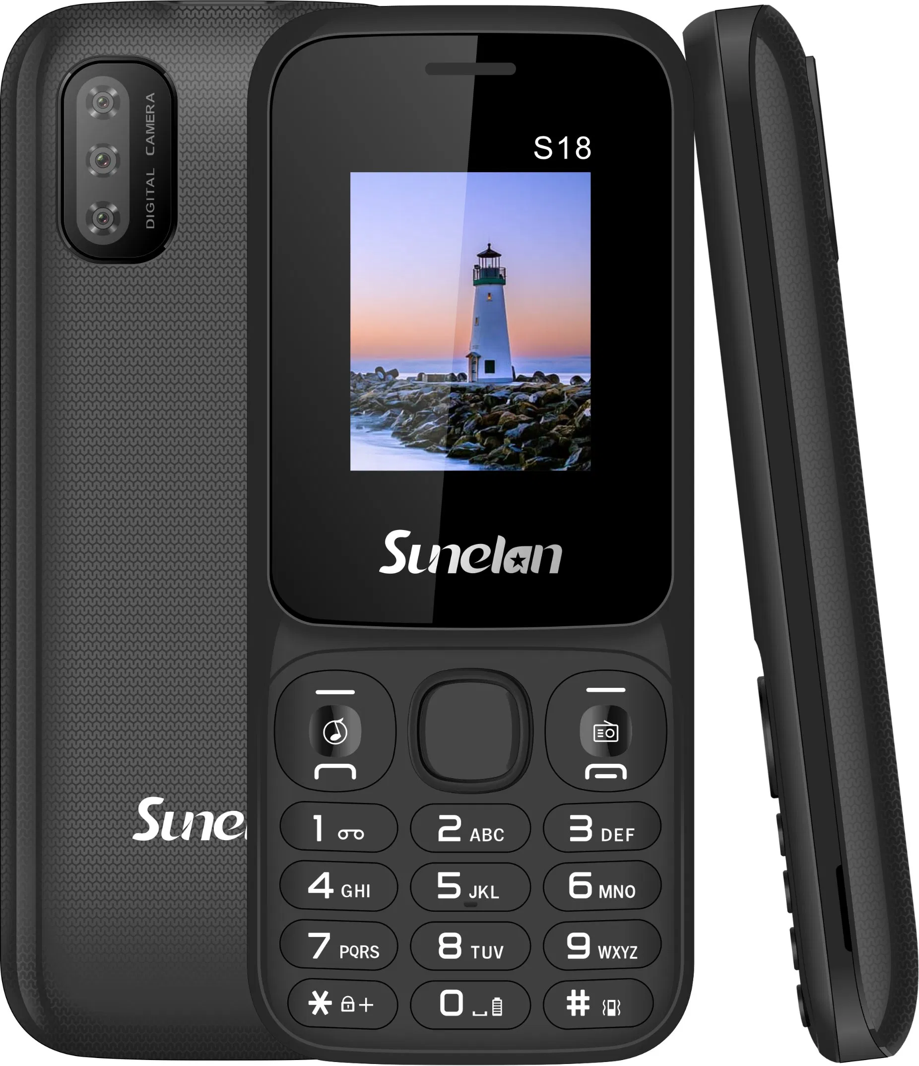 Кнопочный телефон S18 с двумя SIM, 2000 мАч