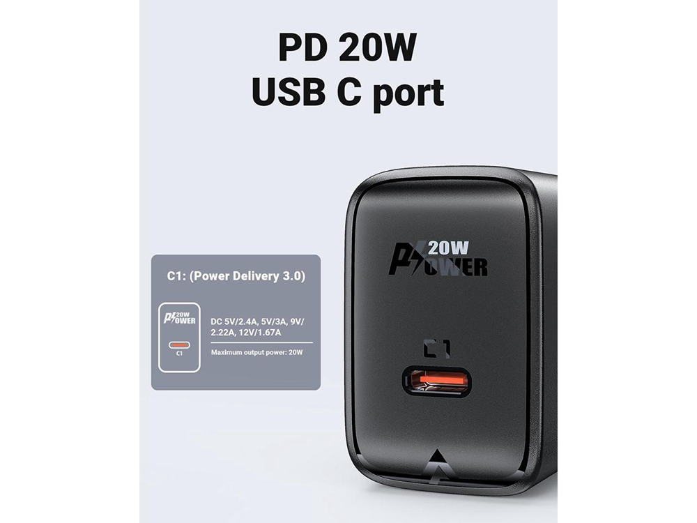 Зарядное устройство Acefast A3 PD20W