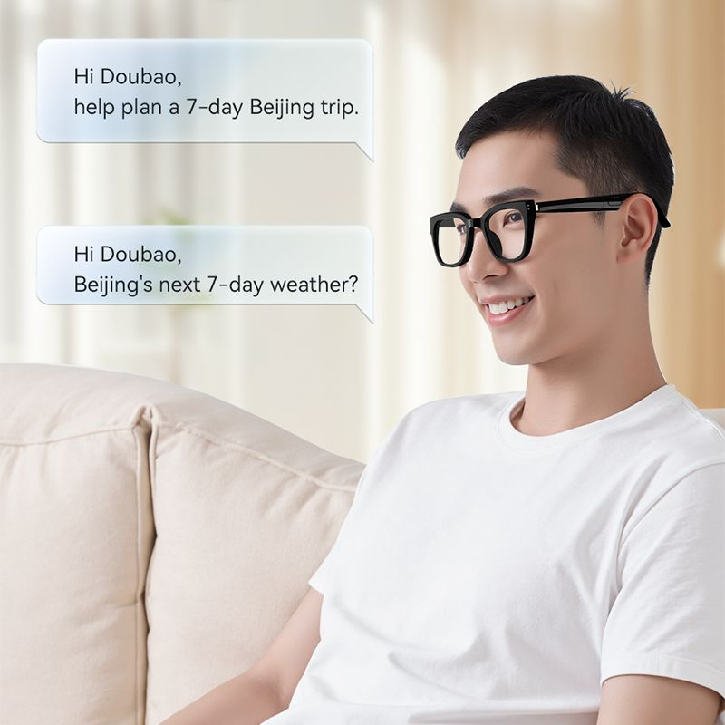 OEM Factory Custom Ai Smart Glasses with Ai Translation Bluetooth Call Music Play Sunglasses