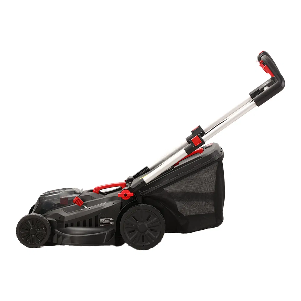 43cm 3200rpm Winkko 40V Cordless Lawn Mower Battery Garden Toolswith Brushless Motor and 2 Batteries