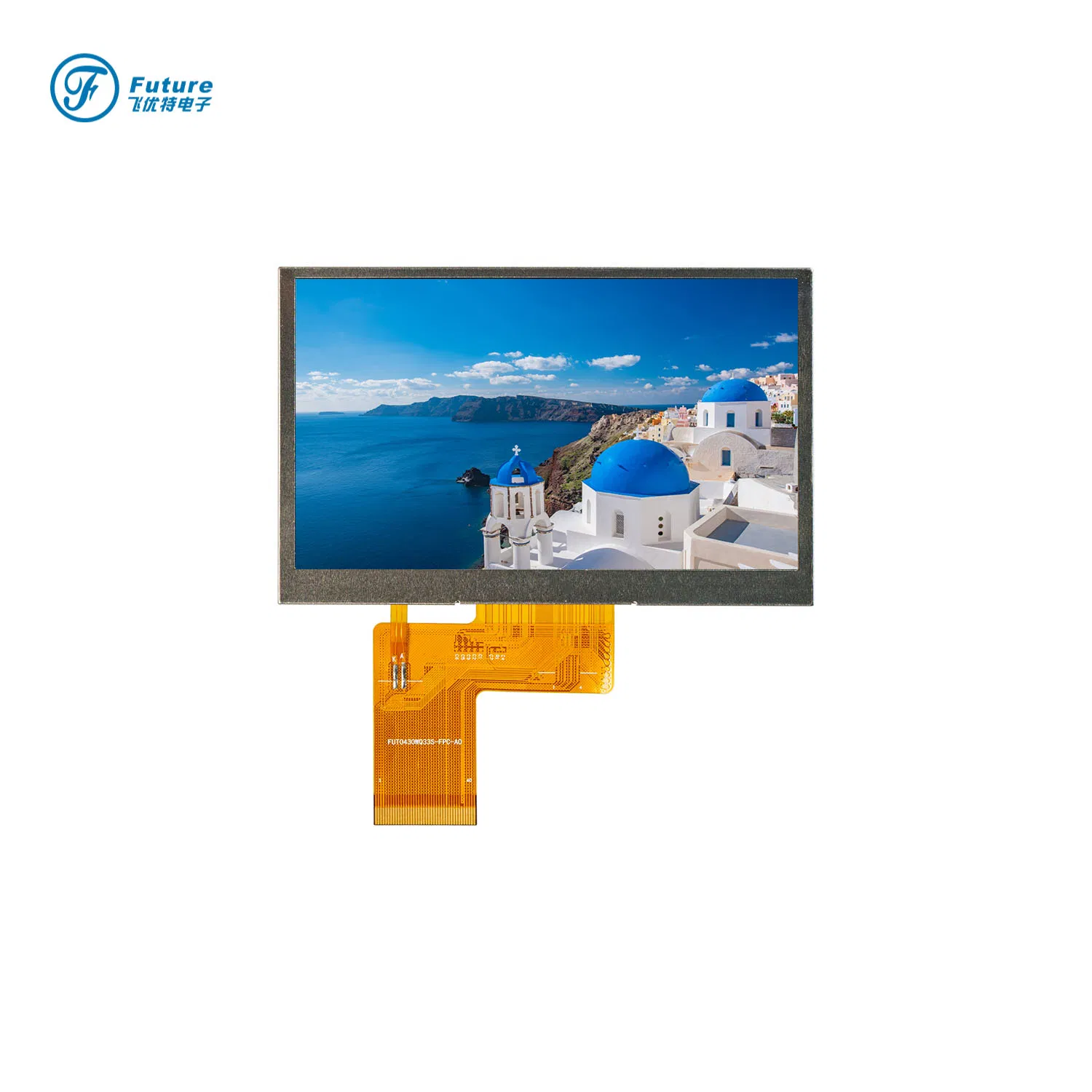 4.3 Inch TFT Display with Touchscreen OEM LCD Factory 480*272 with White LED*7