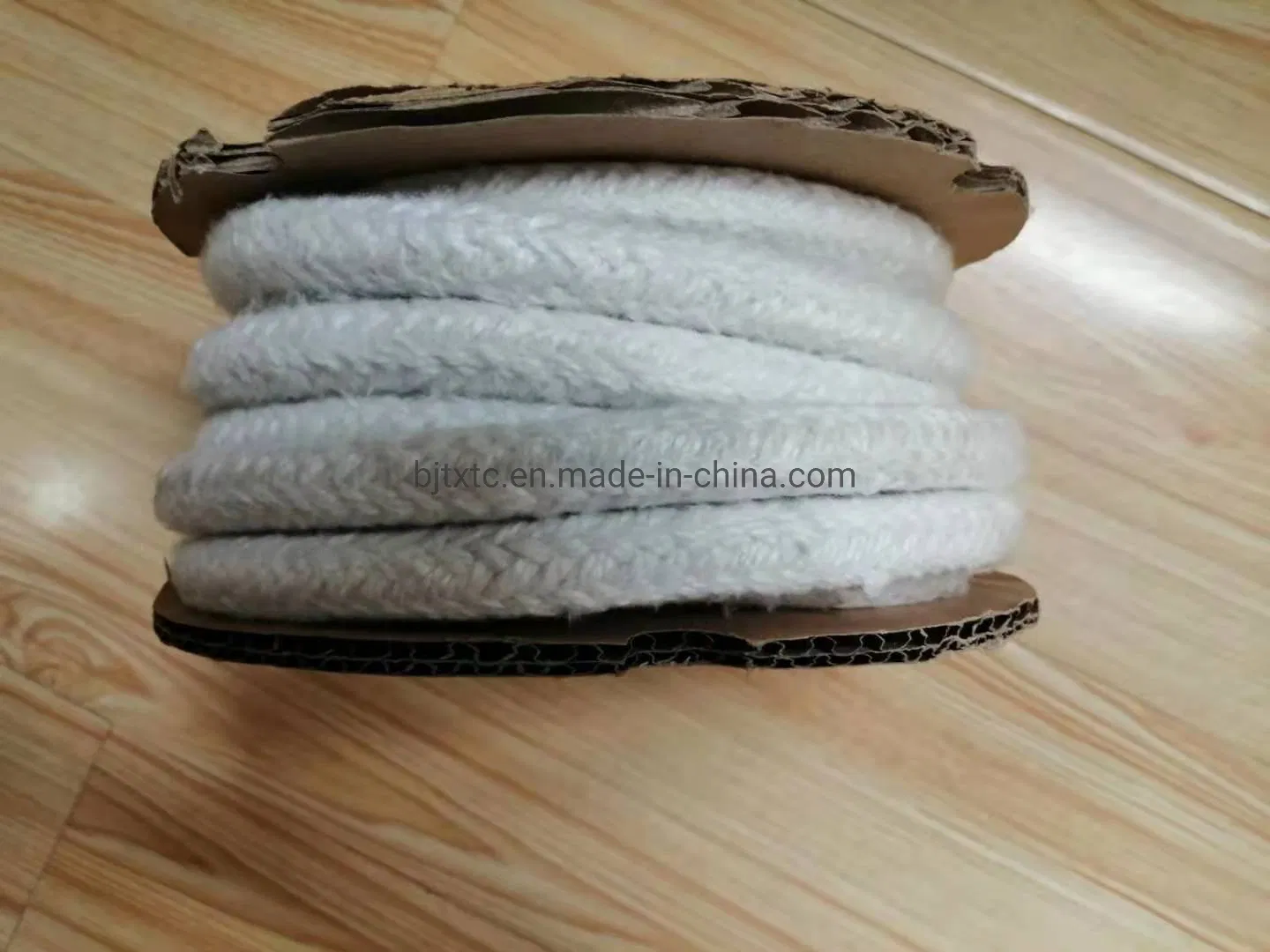 Refractory Round Ceramic Fiber Braided Rope for High-Temperature Insulation