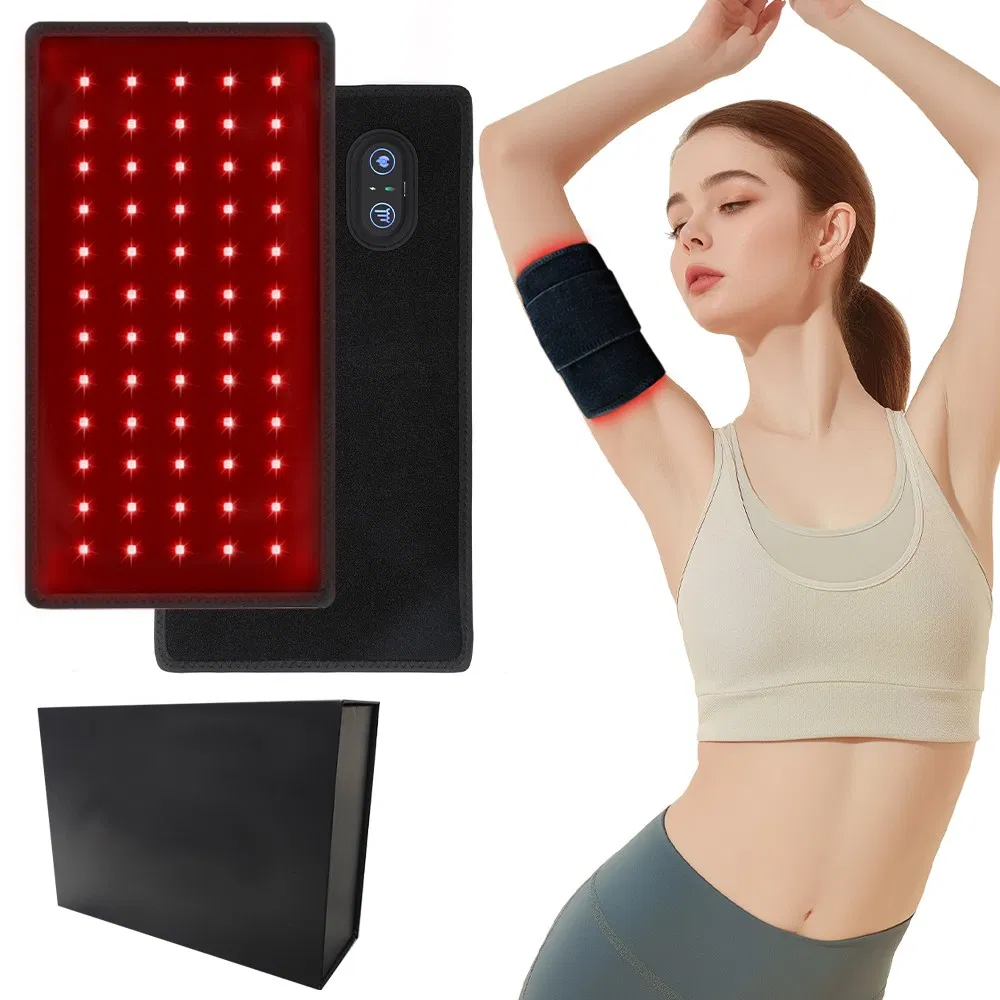 Rechargeble Arm Wrap 660nm 850nm Red Light Therapy Pad 17X32cm