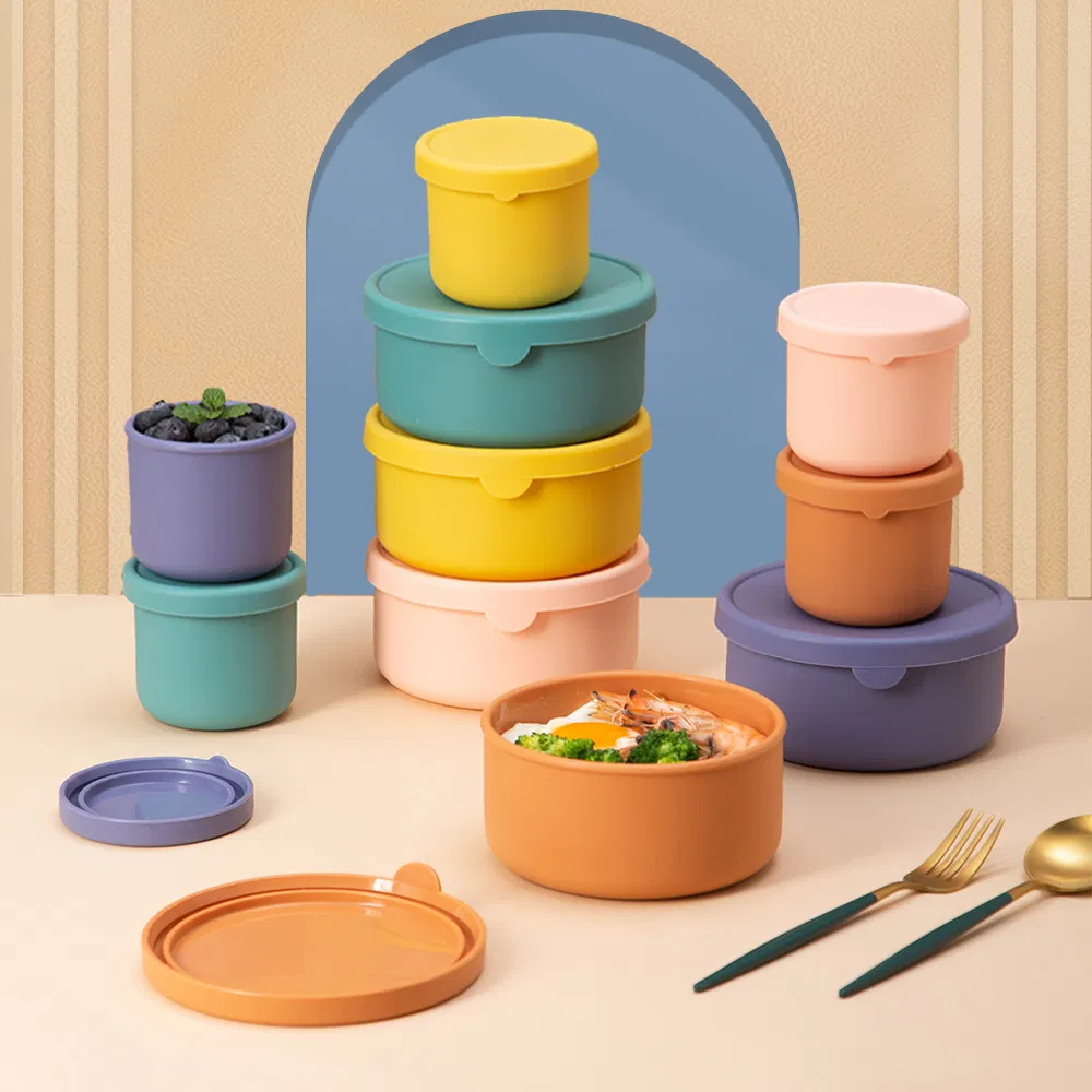 Silicone Fresh Box Refrigerator Fresh Bowl Bento Box