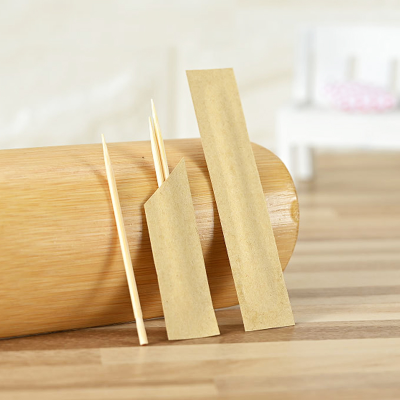 Wholesale Disposable Bamboo Toothpicks Hotel Restaurant Kraft Paper Packaging Bamboo Toothpicks with Individual Wrapped