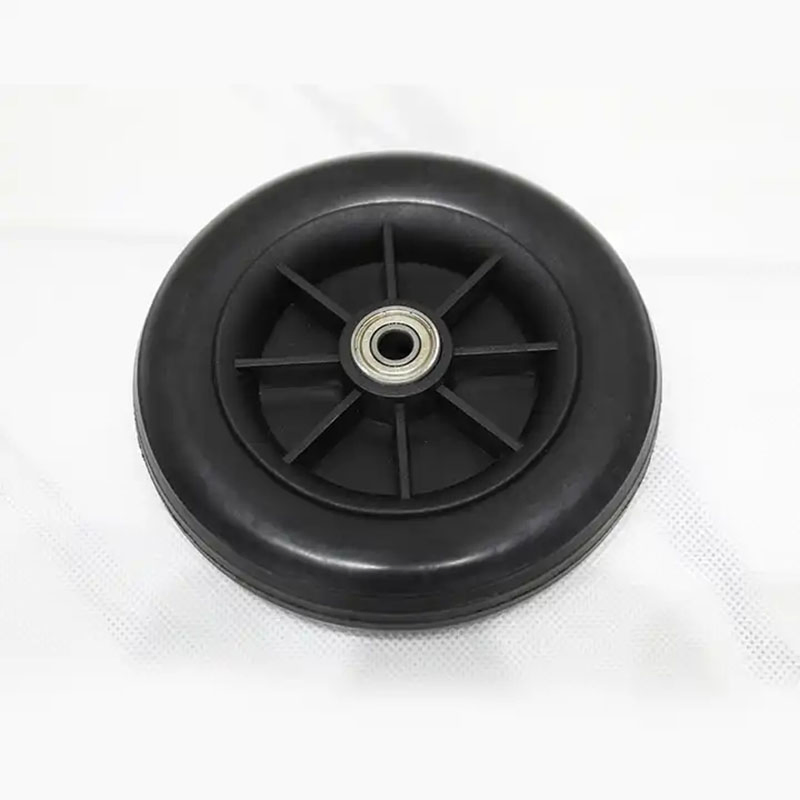 10 Inch 3.00-4 3.50-4 PU Polyurethane Foam Puncture Proof Flat Free Tire Wheel for Garden Utility Wagon Trailer Trolley Cart10