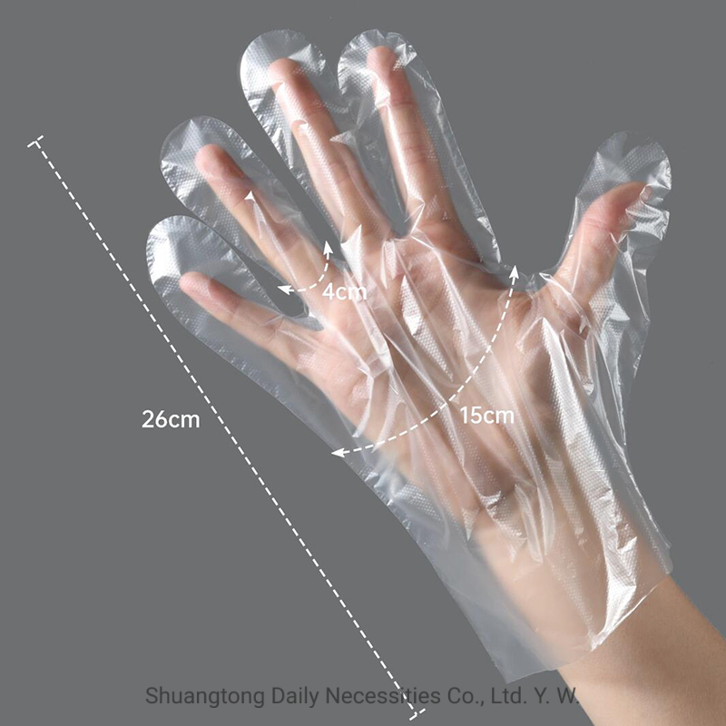 Transparent Disposable Household PE Gloves