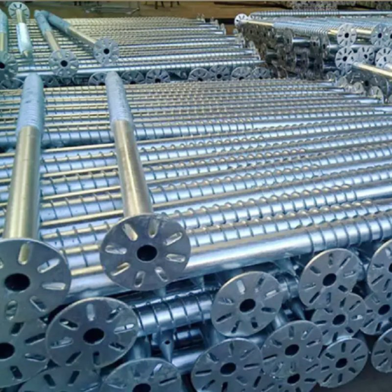 Винтовые сваи для наземного крепления солнечных панелей Q235