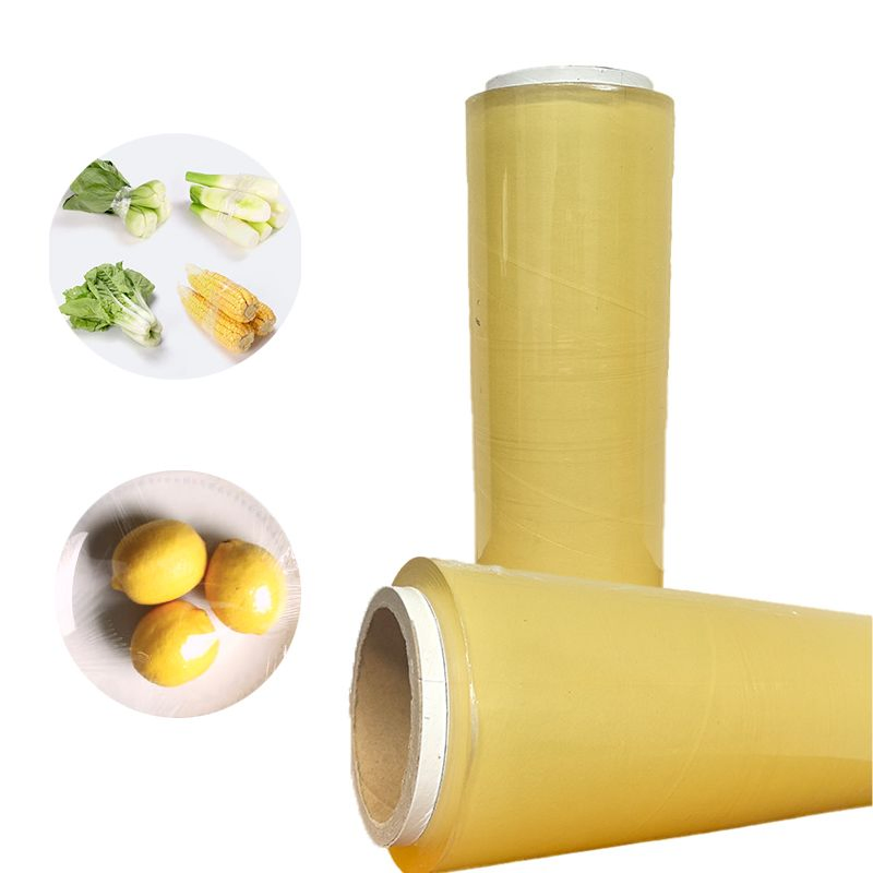 PVC Stretch Food Grade Shrink Wraping Cling Film for Juice Wine Packaging