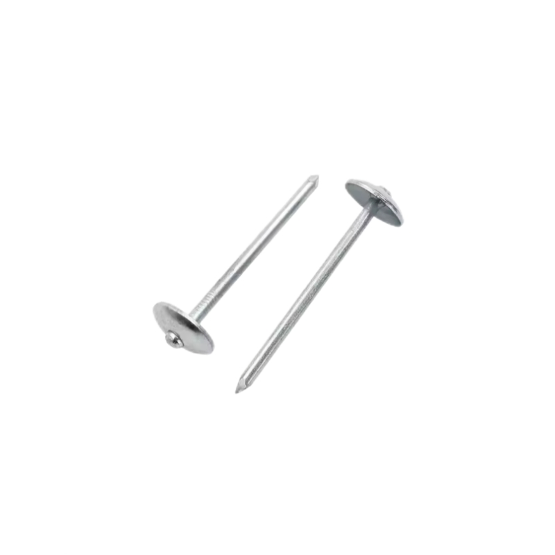 Galvanized Mushroom Head Asbestos Tile Corrugated Nails Umbrella Head Smooth Shank Roofing Nail