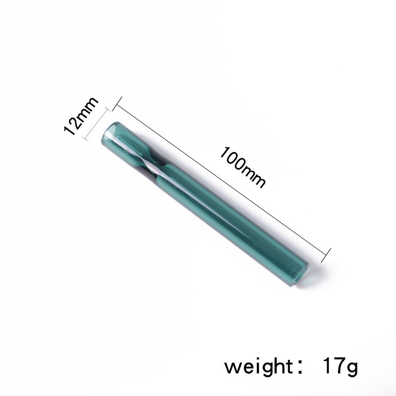 Smoking Accessory Clear Custom Color Long Style Glass Filter Smoking Rolling Mouthpiece Tip