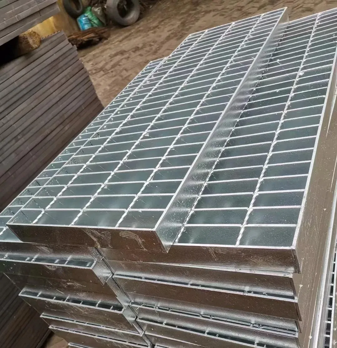 Building Material Hot DIP Galvanised Steel Bar Grating Pressed Steel Grating Drain Grate Trench Cover Stair Tread