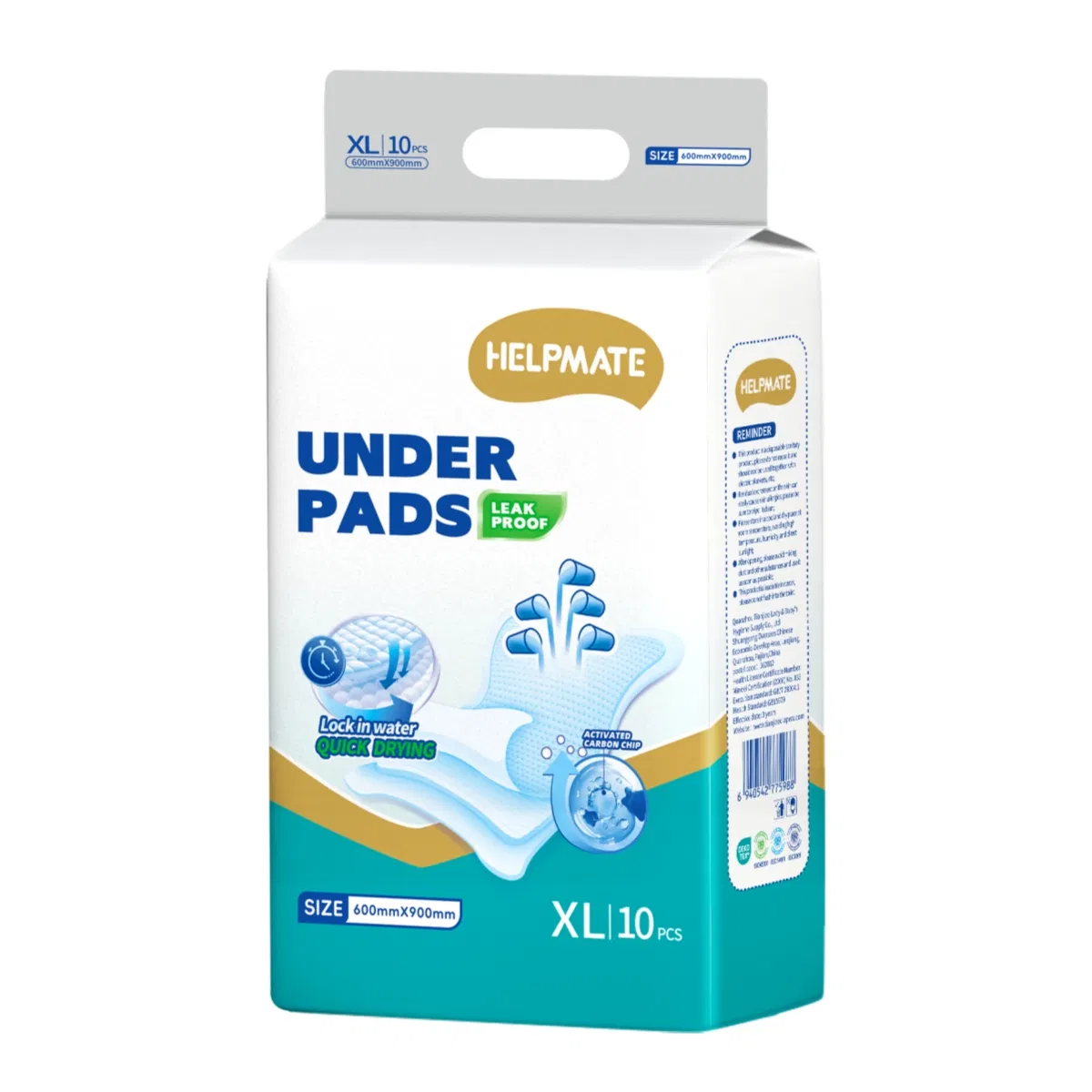 OEM ODM Adult Care Pads Disposable Adult Underpads Nursing Pads Custom Medical Hospital Incontinence Pads
