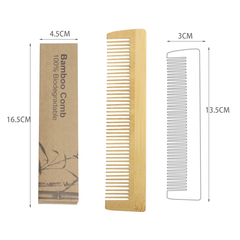 Bamboo Comb for Hotel/Polypropylene Plastic Hotel Disposable Comb with 14cm Length