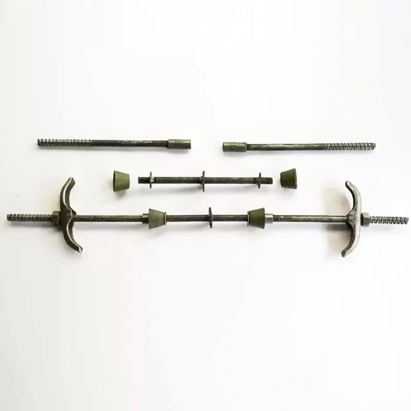 Three-Section Water Stop Bolt with Plastic Cone for Construction Concrete Plywood Snap Ties