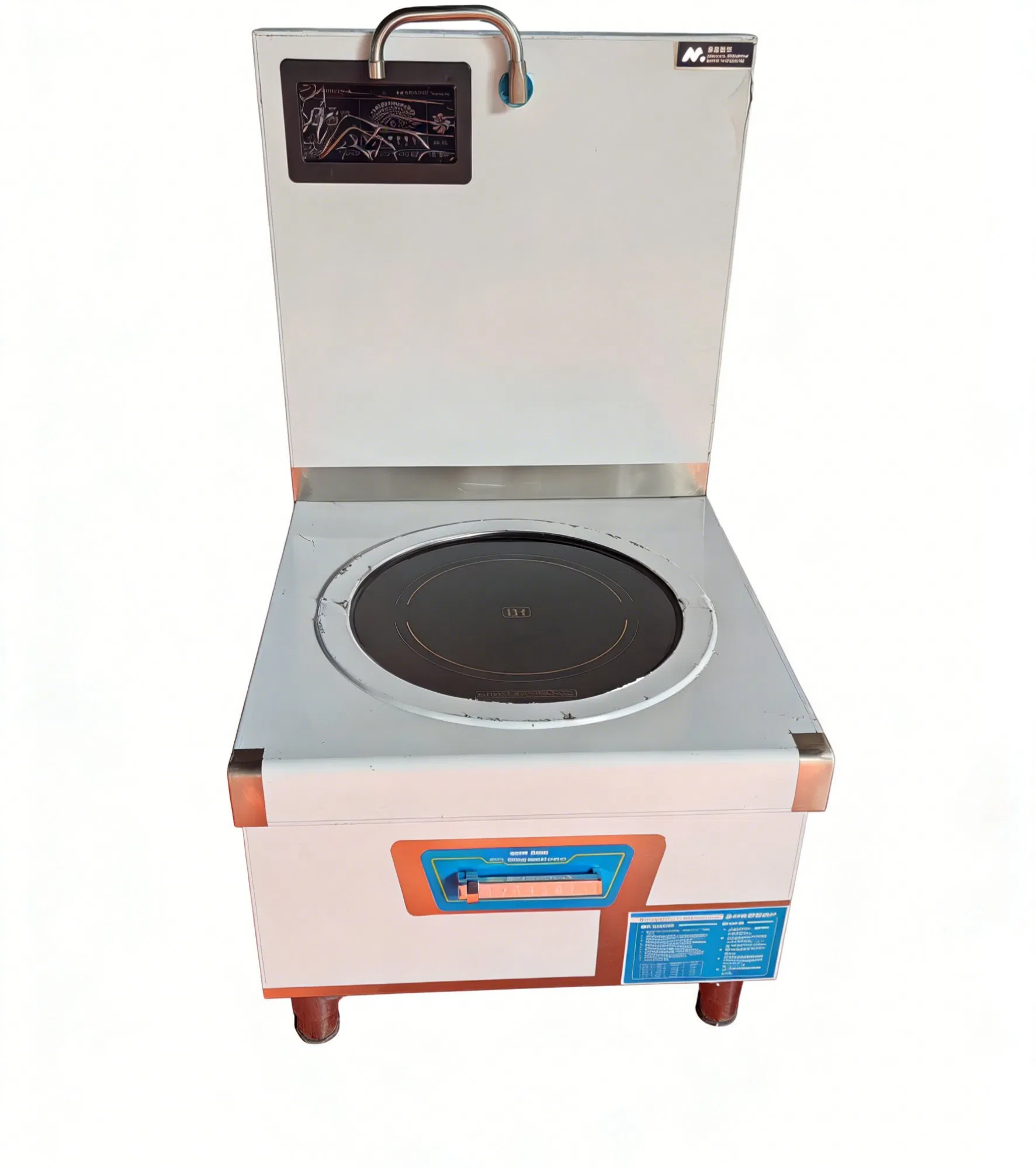Industrial Single-Head Kitchen Stainless Steel Electromagnetic Low-Sodium Cooking Stove