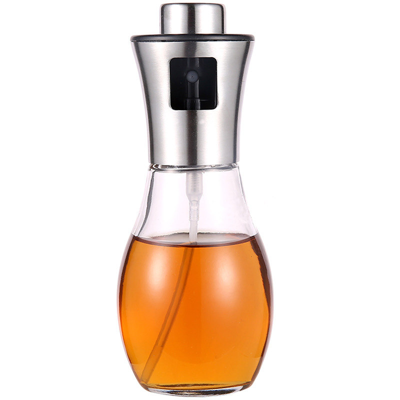 Atomization Spray Bottle 304 Stainless Steel Edible Oil Sealed Spray Pot Barbecue Olive Oil Control Fitness Spray Bottle
