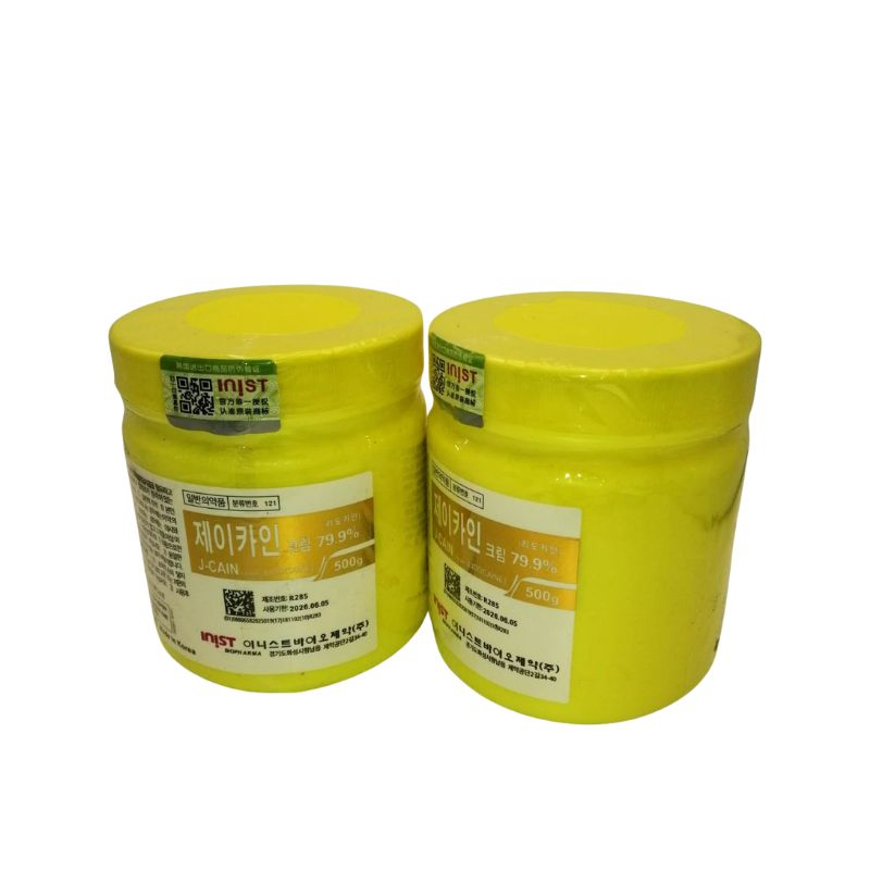 Korea Widely Used J-Cain 79.9% Skin Numbing Topical Cream 500g Jcain Microblade Anaesthetic Cream for Painless