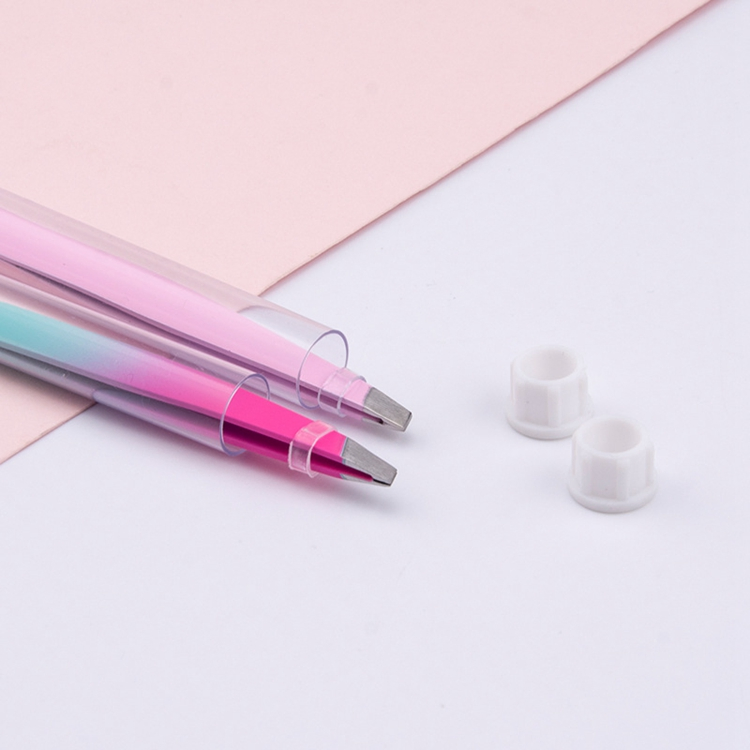 Hot Selling Eyelash Tweezers Packaging Storage Box Private Label Eyelash Tweezers with Packaging Tube