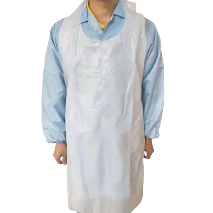 Durable Disposable Plastic Apron with Custom Size and Thickness Available