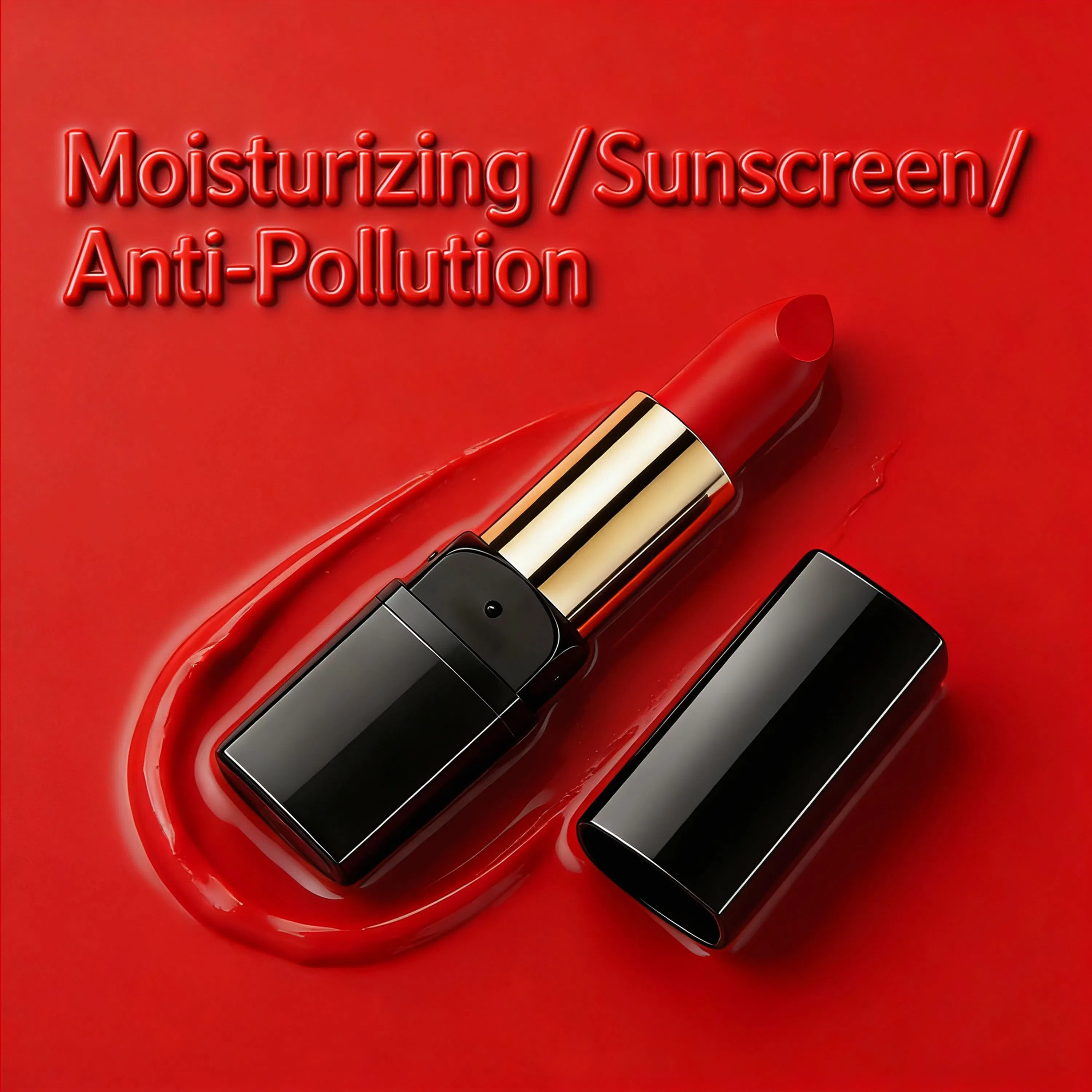 Lipstick Defines Lips, Vibrant Color, Long-Lasting, Moisturizing, Setting, Sun Protection, Anti-Pollution, Antioxidant, Nourishing & Hydrating