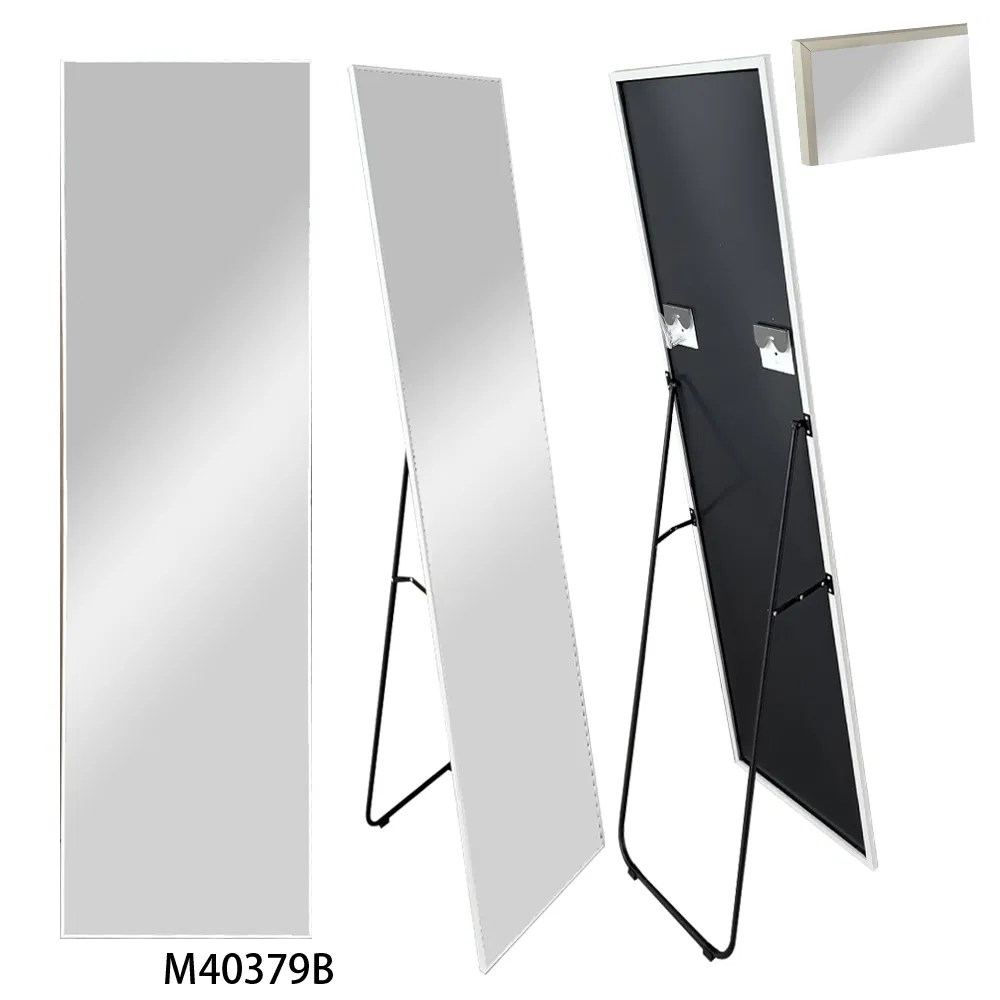 Customized Full Length Gold Aluminum Alloy Frame Home Decoration Arch Metal Stand Dressing Mirror