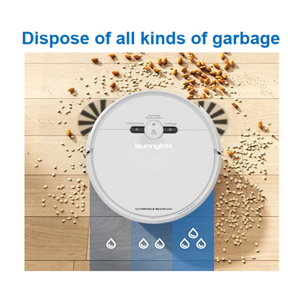 Smart Robot Vacuum Cleaner Strong Suction Tuya Alexa Voice Control