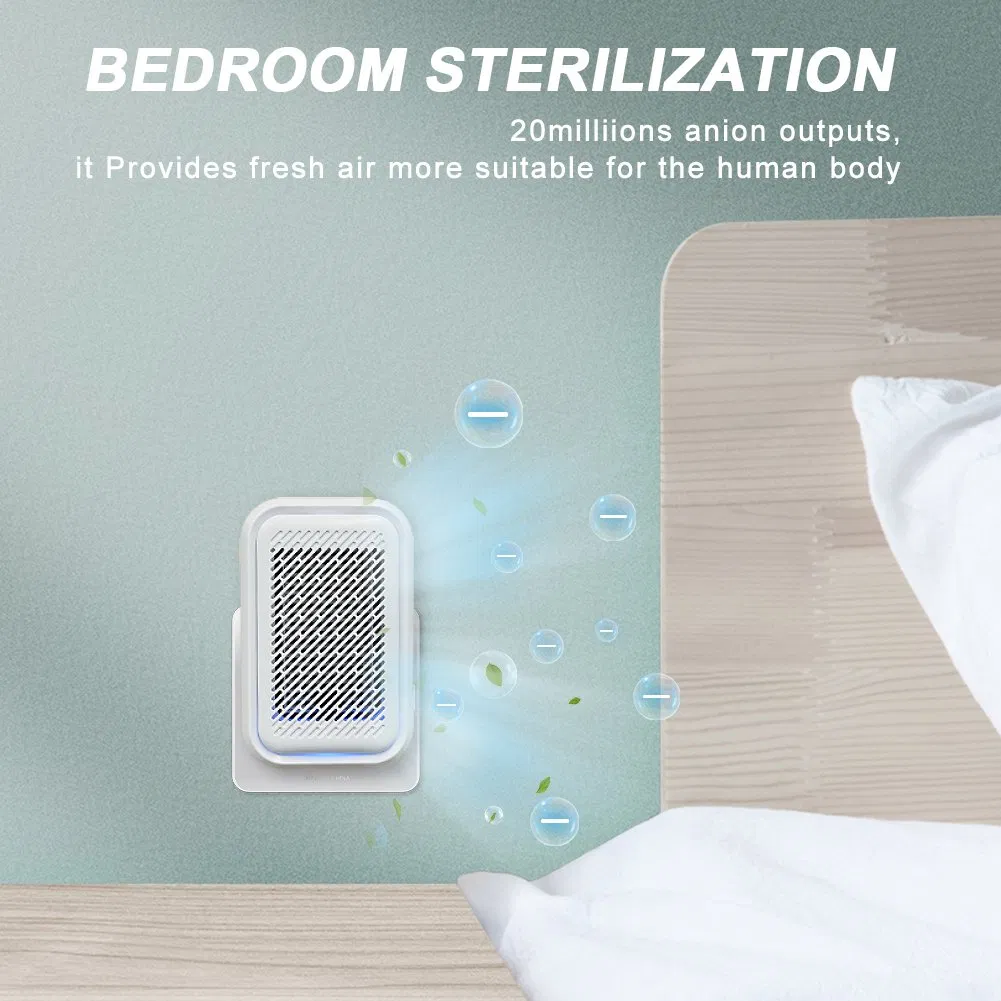 Allergies Pets Hair in Bedroom Composite Filter 99.66% Anti-Bacteria House Air Purifier