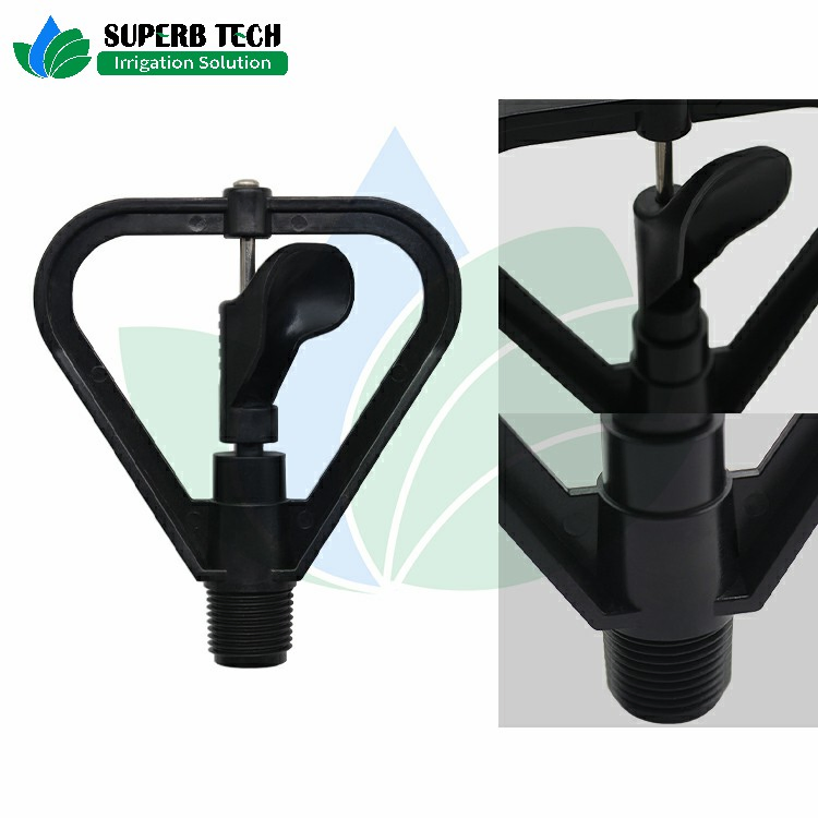 Farm Agricultural Irrigation System Plastic 360 Degree Rotor Sprayer Sprinkler