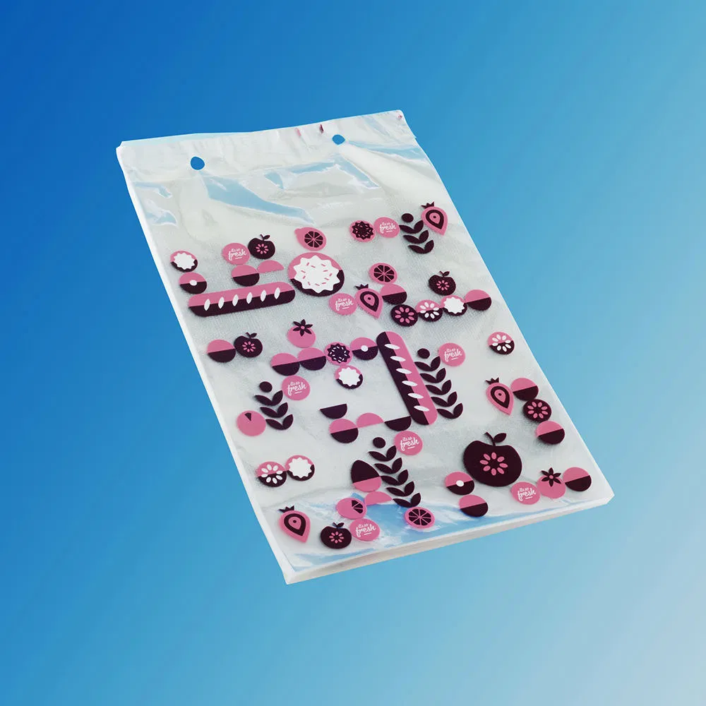 Custom Plastic Micro Perforated Bags with Hole