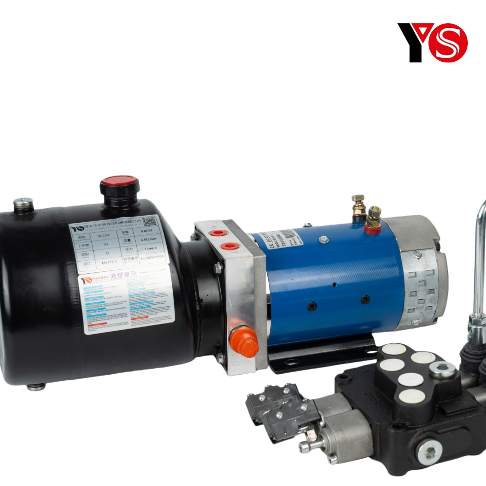 Portable Customizable DC Double-Acting Electric Waste Removal Vehicle Hydraulic Power Unit