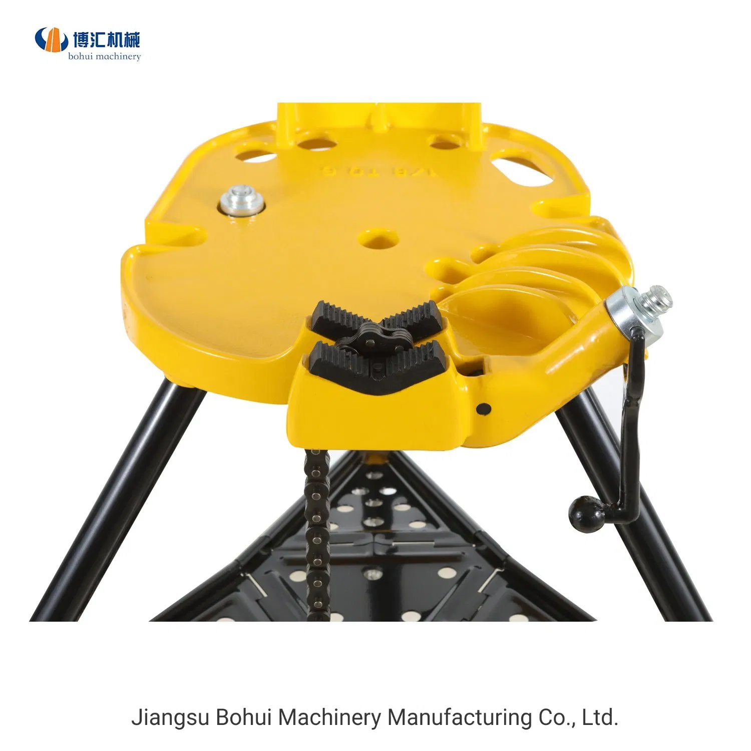 Factory Chain Vise with Three-Pipe Benders