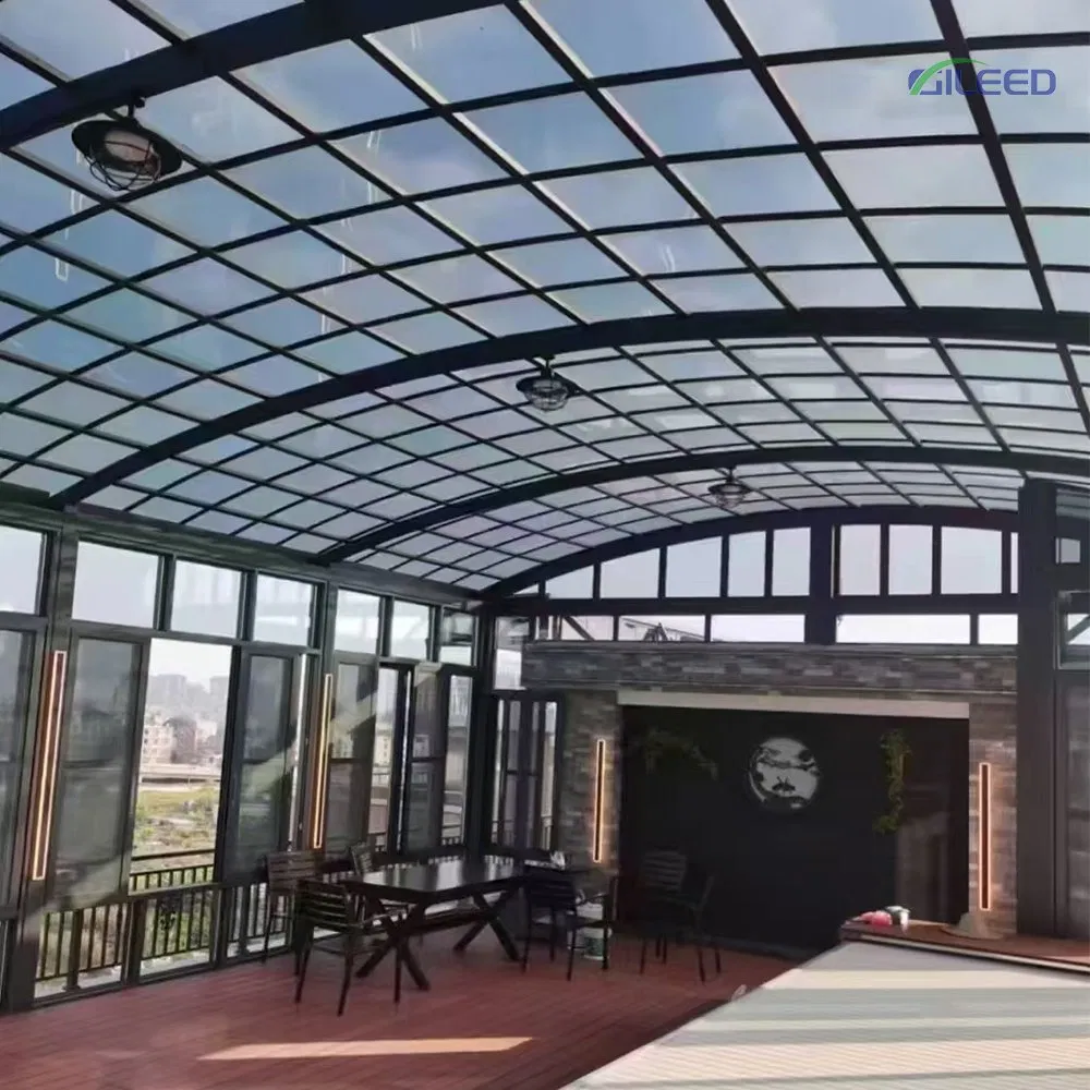 Outdoor Good Quality Large Aluminum Column Type Sunshade Sheltering Canopy