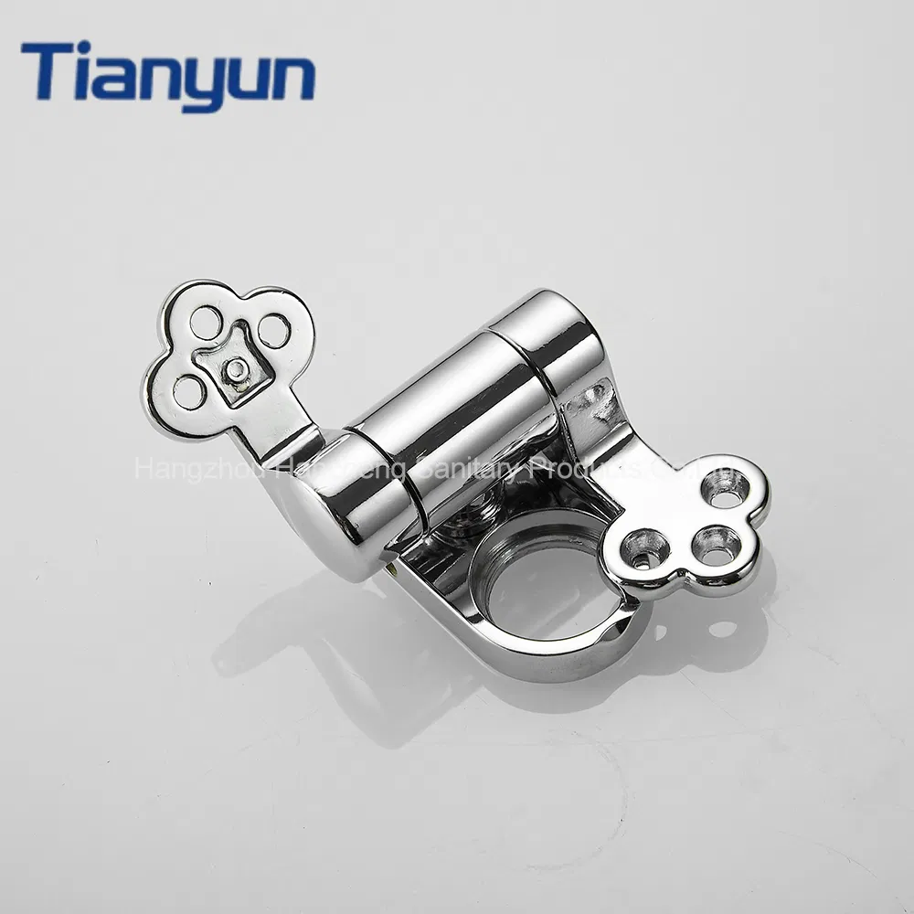 Custom Chromed Zinc Alloy Toilet Seat Hinge with Soft Close Function